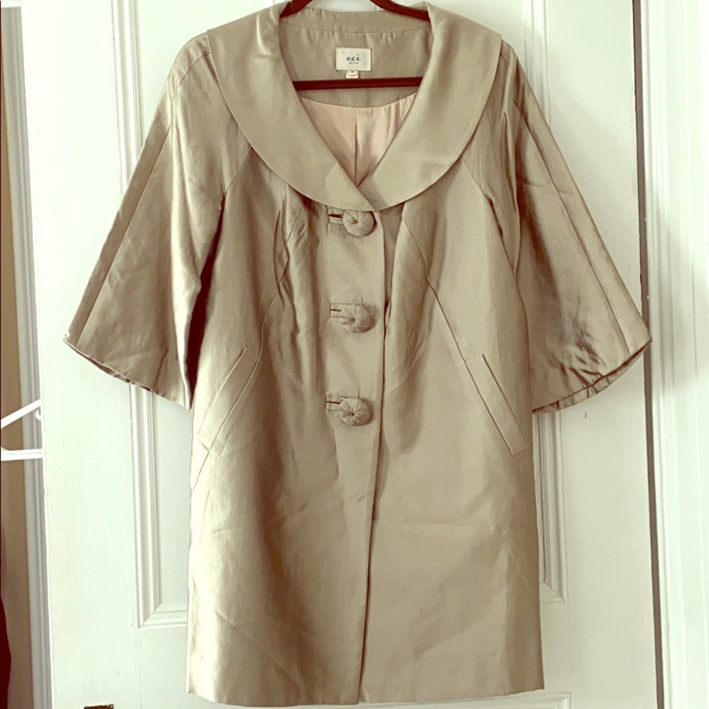 Eci New York Gold tone topper jacket